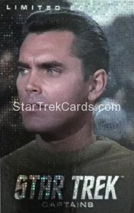 Dave Busters Star Trek Captains Arcade Trading Card Limited Edition Captain Pike