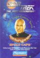 Federation Edition Playmates Action Figure Space Caps Trading Card Captain Picard in Dress Uniform