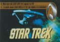 Star Trek 30th Anniversary Kellogg’s Trading Card 1