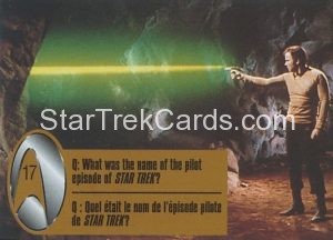 Star Trek 30th Anniversary Kellogg’s Trading Card 17