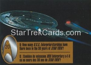Star Trek 30th Anniversary Kellogg’s Trading Card 20
