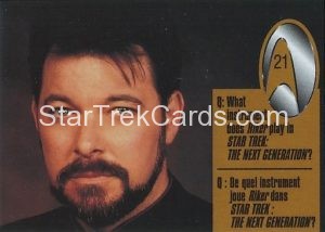 Star Trek 30th Anniversary Kellogg’s Trading Card 21