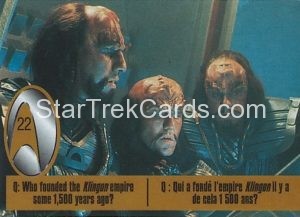 Star Trek 30th Anniversary Kellogg’s Trading Card 22