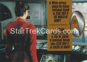 Star Trek 30th Anniversary Kellogg’s Trading Card 24