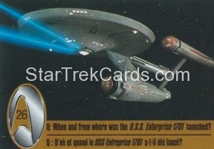 Star Trek 30th Anniversary Kellogg’s Trading Card 26