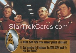 Star Trek 30th Anniversary Kellogg’s Trading Card 28