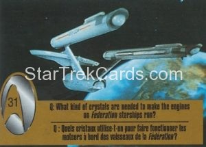 Star Trek 30th Anniversary Kellogg’s Trading Card 31