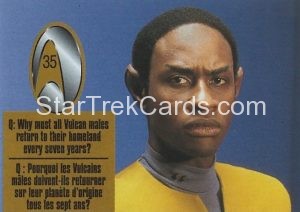 Star Trek 30th Anniversary Kellogg’s Trading Card 35