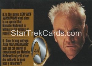 Star Trek 30th Anniversary Kellogg’s Trading Card 44