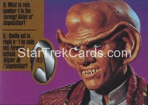 Star Trek 30th Anniversary Kellogg’s Trading Card 49