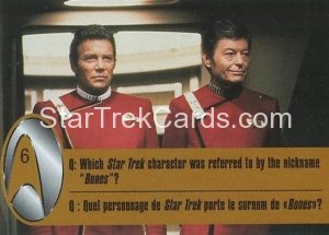 Star Trek 30th Anniversary Kellogg’s Trading Card 6