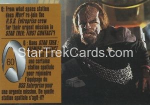 Star Trek 30th Anniversary Kellogg’s Trading Card 60