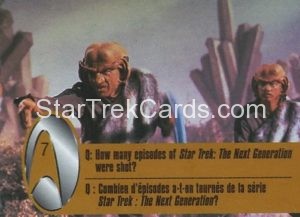 Star Trek 30th Anniversary Kellogg’s Trading Card 7