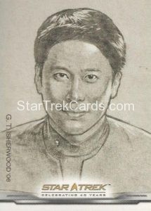 Star Trek 40th Anniversary Trading Card FP36