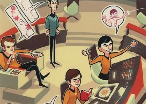 Star Trek 50 Artists 50 Years Trading Card 14