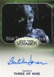 Star Trek 50th Anniversary Trading Card Autograph Bertila Damas Voyager