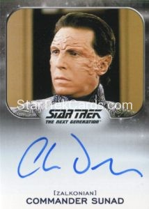 Star Trek 50th Anniversary Trading Card Autograph Charles Dennis