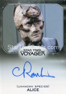 Star Trek 50th Anniversary Trading Card Autograph Claire Rankin