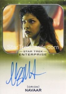 Star Trek 50th Anniversary Trading Card Autograph Cyia Batten