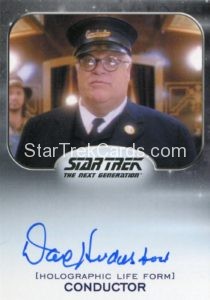 Star Trek 50th Anniversary Trading Card Autograph David Huddleston