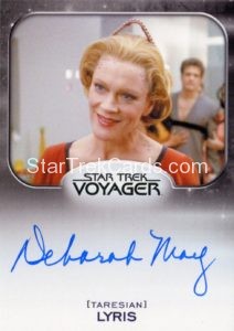 Star Trek 50th Anniversary Trading Card Autograph Deborah May