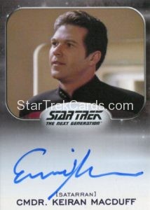 Star Trek 50th Anniversary Trading Card Autograph Erich Anderson