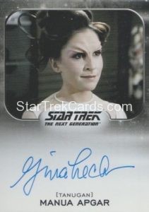 Star Trek 50th Anniversary Trading Card Autograph Gina Hecht