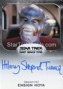 Star Trek 50th Anniversary Trading Card Autograph Hilary Shepard