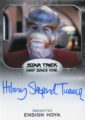 Star Trek 50th Anniversary Trading Card Autograph Hilary Shepard