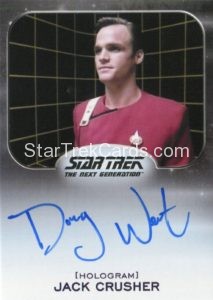 Star Trek 50th Anniversary Trading Card Autograph Jack Crusher
