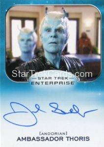 Star Trek 50th Anniversary Trading Card Autograph Joel Swetow Enterprise