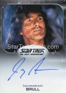 Star Trek 50th Anniversary Trading Card Autograph Joey Aresco