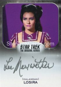 Star Trek 50th Anniversary Trading Card Autograph Lee Meriwether
