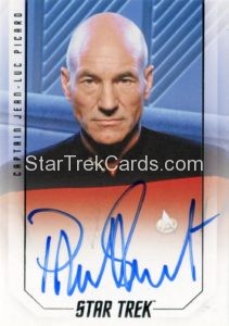 Star Trek 50th Anniversary Trading Card Autograph Patrick Stewart