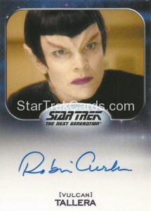 Star Trek 50th Anniversary Trading Card Autograph Robin Curtis