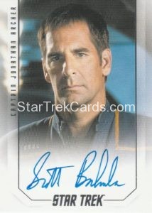 Star Trek 50th Anniversary Trading Card Autograph SCott Bakula