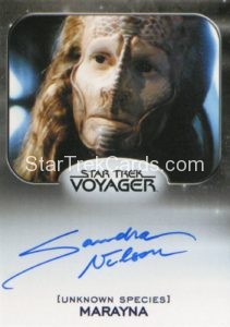 Star Trek 50th Anniversary Trading Card Autograph Sandra Nelson