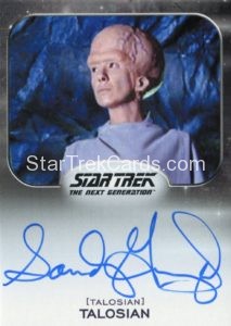 Star Trek 50th Anniversary Trading Card Autograph Sandy Gimpel