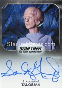 Star Trek 50th Anniversary Trading Card Autograph Sandy Gimpel