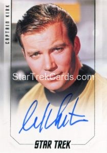 Star Trek 50th Anniversary Trading Card Autograph William Shatner