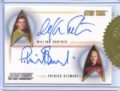 Star Trek 50th Anniversary Trading Card Autograph William Shatner Patrick Stewart