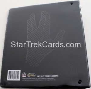 Star Trek 50th Anniversary Trading Card Binder Back