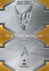 Star Trek 50th Anniversary Trading Card DRC6 Back