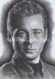 Star Trek 50th Anniversary Trading Card Emily Tester ArtiFEX Original Artwork Cmdr Trip