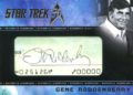 Star Trek 50th Anniversary Trading Card Gene Roddenberry Cut Signature Front