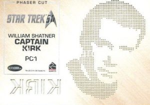 Star Trek 50th Anniversary Trading Card PC1 Back