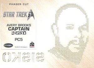 Star Trek 50th Anniversary Trading Card PC5 Back