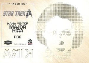 Star Trek 50th Anniversary Trading Card PC6 Back