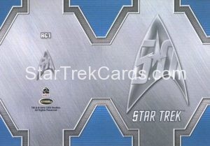 Star Trek 50th Anniversary Trading Card RC1 Back