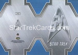 Star Trek 50th Anniversary Trading Card RC10 Back 1